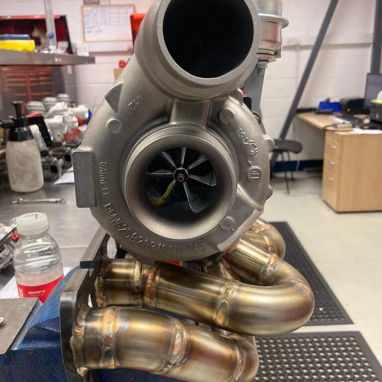 GTB2871 ball bearing turbo on tubular manifold